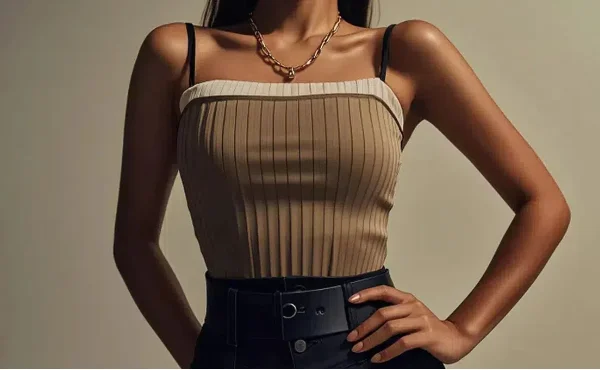 Cropped tops can very well reflect a woman's elegance and temperament. It's not just summer that can be worn. Cropped tops have always been synonymous with fairy beauty, elegance and elegance.